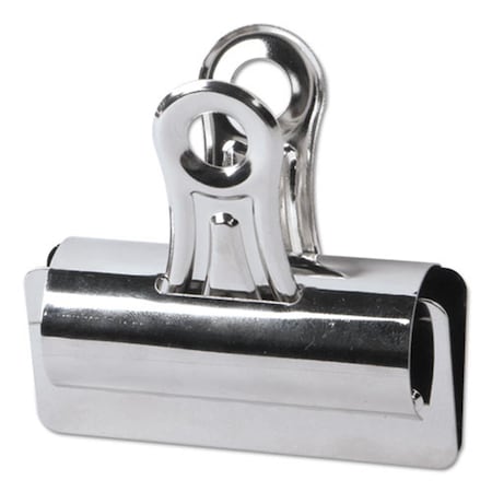 Universal 3 in. Bulldog Steel Clips, Nickel Plated, 12PK 31266